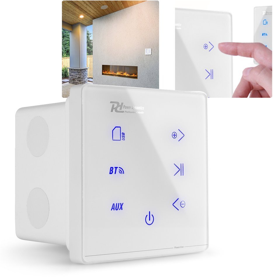 Powerline A100W BT do montażu ściennego, biały one size