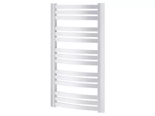 Grzejnik łazienkowy c.o. QUATRO-Q 595/812, moc grzewcza (75/65/20): 392W, rozstaw: 500mm, podłączenie dolne (typ 1,8), kolor: biały RAL9016 mat, - Grzejniki łazienkowe - miniaturka - grafika 1