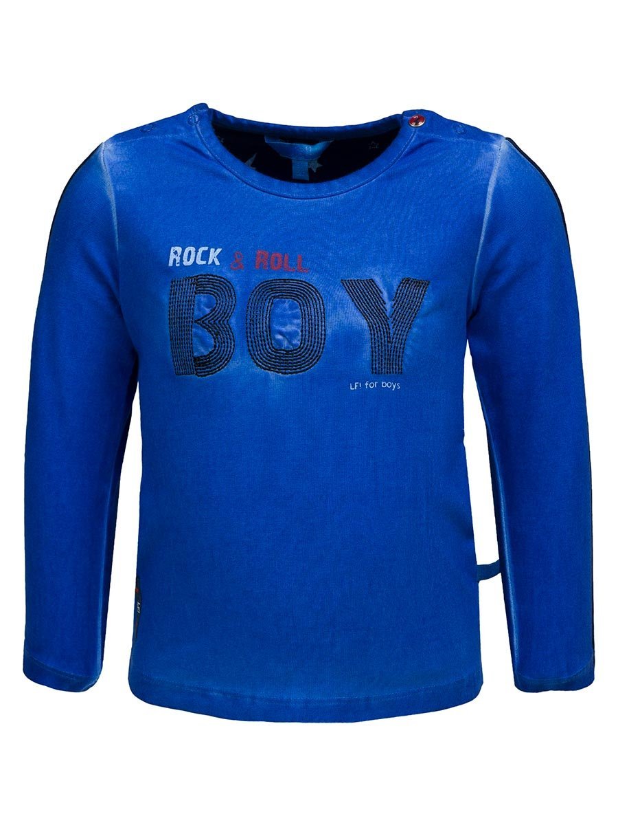 Chłopięca niebieska bluzka z długim rękawem Lief r.92