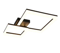 Lampy sufitowe - CAMINO R65771232 lampa sufitowa 62cm czarne kwadraty LED 22W 3000K - miniaturka - grafika 1