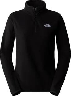 THE NORTH FACE Damska bluza 100 Glacier 1/4 Zip Bluza, TNF Black/Npf, XS - Bluzy damskie - miniaturka - grafika 1