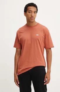 Vans t-shirt bawełniany męski kolor pomarańczowy z nadrukiem VN0A3CZEC9J1 - Koszulki męskie - miniaturka - grafika 1