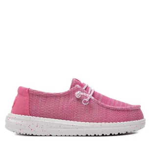 Półbuty Hey Dude Wendy 40449-6WX Różowy - Buty dla dziewczynek - miniaturka - grafika 1
