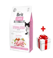 Sucha karma dla kotów - BRIT Care Cat  Grain-Free Sterilised Sensitive 2kg + niespodzianka dla kota GRATIS! - miniaturka - grafika 1