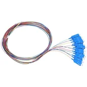 Pigtaile światłowodowe - 12X Pigtail Sc/upc Sm G652D 1.5M - miniaturka - grafika 1