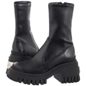 Botki damskie - Botki Czarne B10021-E50-000-000-F48 (CI801-a) Carinii - miniaturka - grafika 1