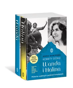 Pakiet Kobiety górą! Wanda i Halina. Historie wybitnych polskich himalaistek | ZAKŁADKA DO KSIĄŻEK GRATIS DO KAŻDEGO ZAMÓWIENIA - Powieści - miniaturka - grafika 1