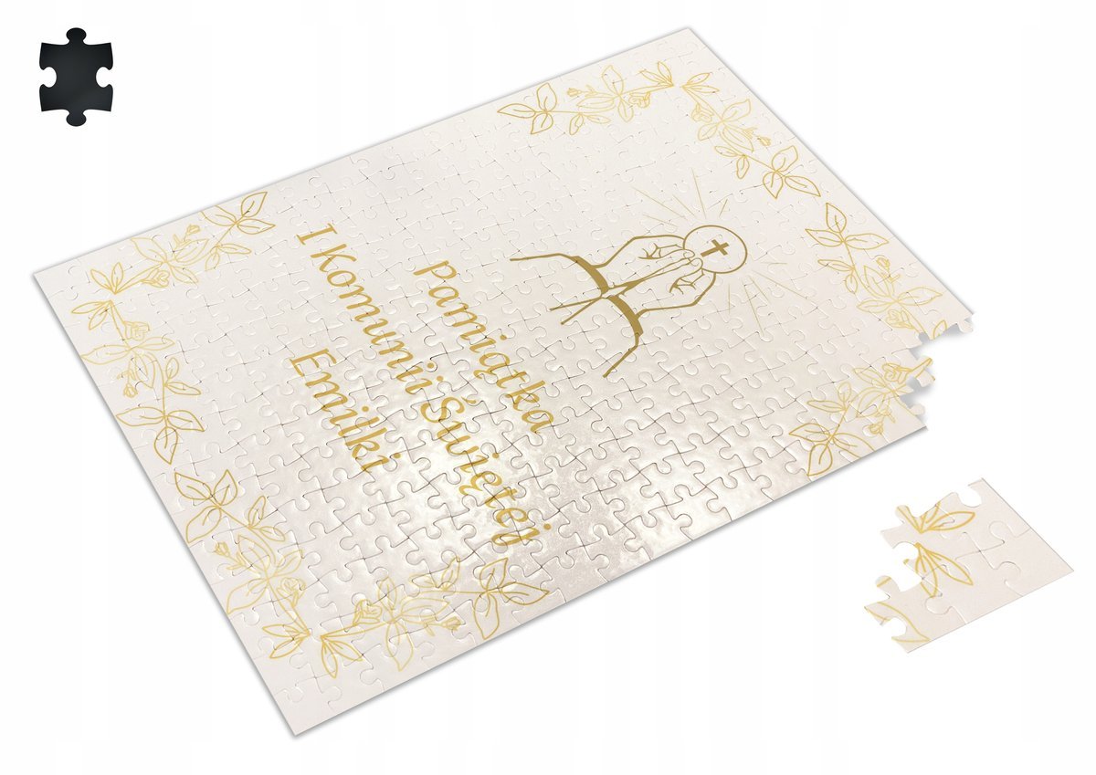 Puzzle Pamiątka Komunia Święta pudełko A3 252e #1