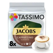 Kawa w kapsułkach i saszetkach - Kapsułki TASSIMO Jacobs Cappuccino Classico do ekspresu Bosch Tassimo - miniaturka - grafika 1
