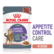 Mokra karma dla kotów - Royal Canin Appetite Control 12x85g karma mokra w sosie dla kotów dorosłych sterylizowanych domagających się jedzenia 43511-uniw - miniaturka - grafika 1