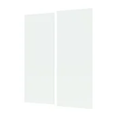 Ścianki i drzwi prysznicowe - Sensea Szkło drzwi przesuwnych transparentne Easy 110 X 190 - miniaturka - grafika 1