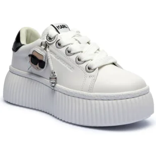 Karl Lagerfeld Skórzane sneakersy KREEPER - Moda i Uroda OUTLET - miniaturka - grafika 1