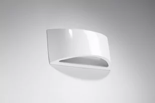 Sollux Lighting Kinkiet RING biały z włącznikiem BITTERSWEET SHIMMER - Lampy ścienne - miniaturka - grafika 1
