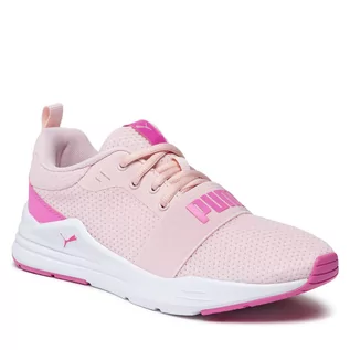 Sneakersy damskie - Puma Sneakersy Wired Run Jr 374214 18 Chalk Pink/Opera Mauve - grafika 1