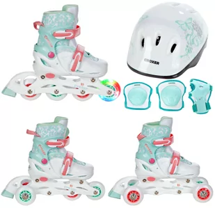 Rolki-Wrotki 3w1 Croxer Inez 26-29 / Kask Silky XS / Ochraniacze Neve XS - Rolki - miniaturka - grafika 1