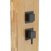 Panele prysznicowe - Corsan Basti Panel prysznicowy drewno bambusowe naturalne/czarny B002MBL - odbiór osobisty: Kraków, Warszawa - miniaturka - grafika 1