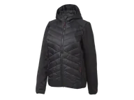 Kurtki i kamizelki sportowe damskie - CRIVIT Kurtka hybrydowa damska (Czarny, S(36/38)) - miniaturka - grafika 1