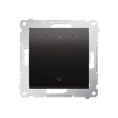 Sterowniki i przekaźniki - Sterownik roletowy Kontakt-Simon Simon DEZ1L.01/48 antracyt - miniaturka - grafika 1