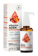 Aura Herbals Witaminy ADEK dla Rodziny + Olej MCT Clean Label w płynie 50 ml Krople ah-086