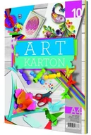 Szkolne artykuły papiernicze - Blok kartonów kolorowych 10 kartek 250g - miniaturka - grafika 1