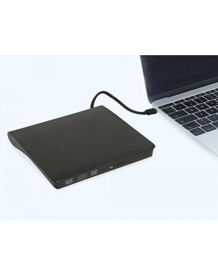 DeLOCK External enclosure for 5.25 Slim Sata drives 12.7 mm to USB-A connector, drive enclosure Kolor: CZARNY 42636