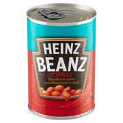 Produkty wegańskie i wegetariańskie - Heinz - Fasolka w sosie pomidorowym z chilli - miniaturka - grafika 1