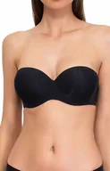 Biustonosze - Sielei biustonosz samonośny odpinane ramiączka czarny FANTASTIC 1580, Kolor czarny, Rozmiar 70B, Sielei - Intymna - miniaturka - grafika 1