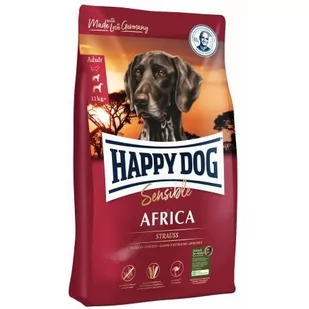 Happy Dog Supreme Sensible Africa 12,5kg + MACED Kość Wiązana Biała Bekon 16cm - Sucha karma dla psów - miniaturka - grafika 2