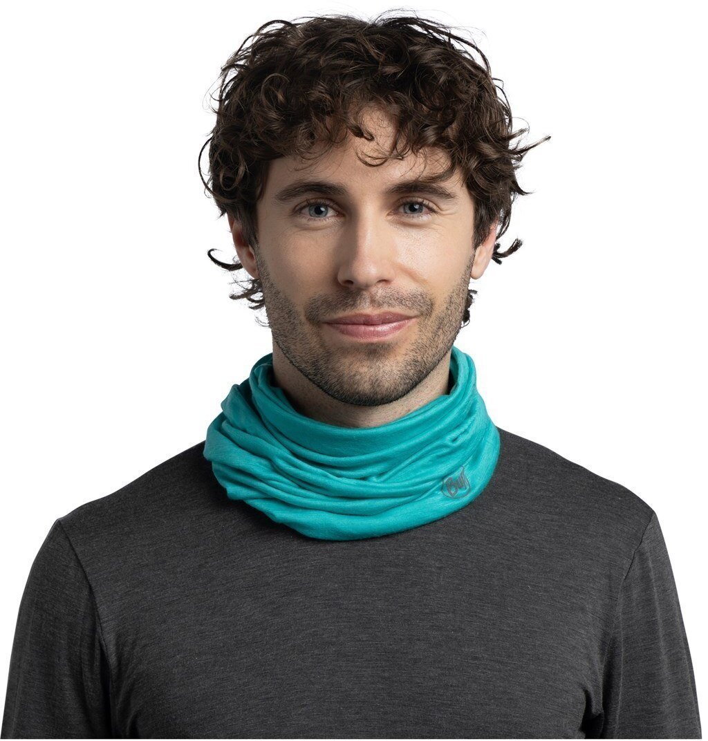 Buff Bandana BUFF MERINO LIGHTWEIGHT SOLID SEA GREEN one size