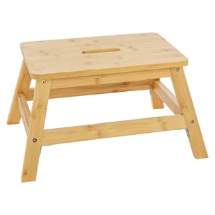 Bambusowy stołek wys. 25 cm - Taborety i hokery - miniaturka - grafika 1