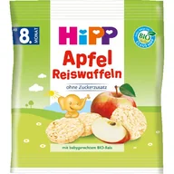 Desery dla dzieci - HiPP, Bio, wafelki ryżowe z jabłkiem, 30 g - miniaturka - grafika 1