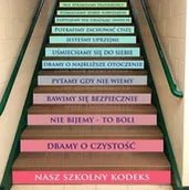 Pomoce naukowe - Naklejki na schody: Nasz Szkolny Kodeks - miniaturka - grafika 1