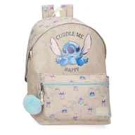 Plecaki szkolne i tornistry - Joumma Disney Stitch Cuddle Me Happy Plecak szkolny Beżowy 31x44x15 cm Poliester, beż, Talla única, plecak szkolny - miniaturka - grafika 1