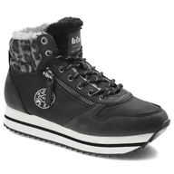 Botki damskie - Czarne Botki Lee Cooper Ocieplane Buty Damskie - miniaturka - grafika 1