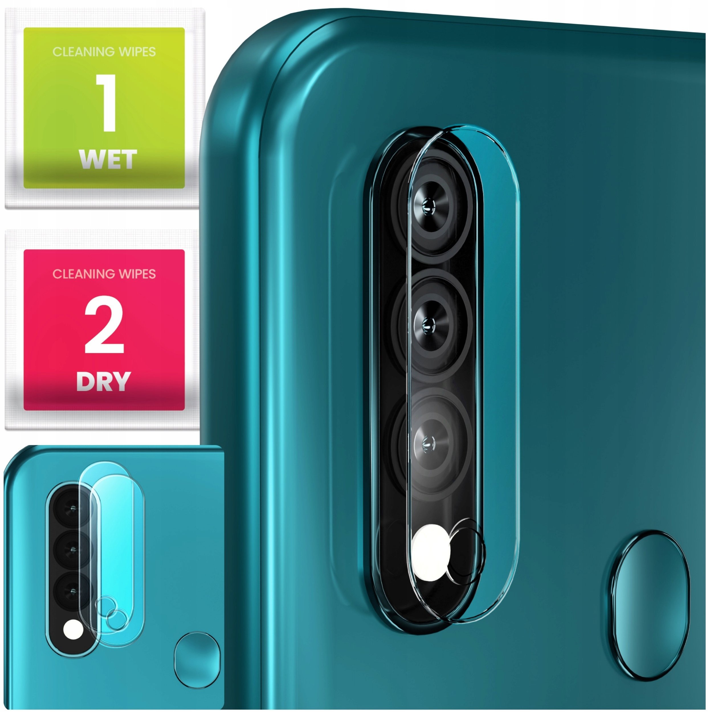 2-PAK Szkło Na Aparat Do Oppo A31 Hartowane, Ochronne, Na Obiektyw, 9H