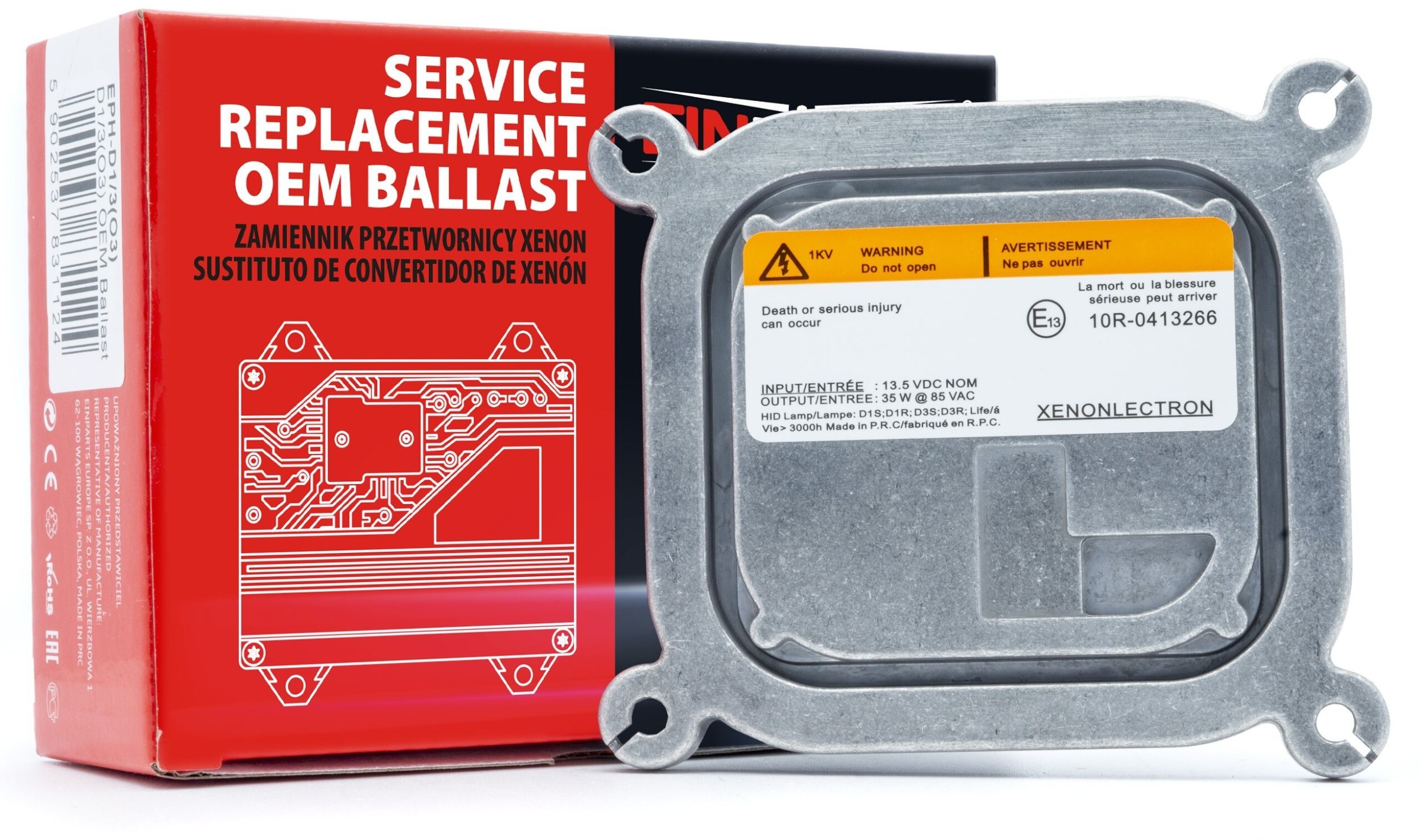 Przetwornica Einparts Automotive EINPARTS PRZETWORNICA XENONOWA DO FORD F150 FLEX EDGE EXPLORER MUSTANG 35W