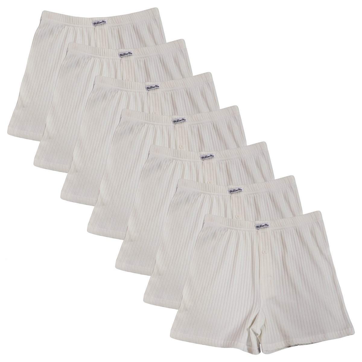 7-PAK Bokserki Męskie LUŹNE 100% Bawełniane Majtki Wygodne Rozciągliwe
