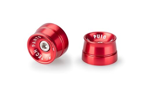 Puig 21598R Przeciwwagi Kierownica Model Speed, Czerwony