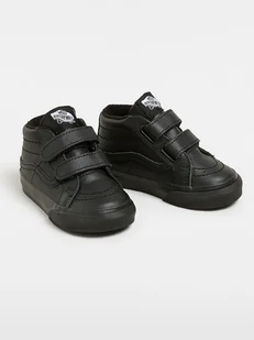 Vans Skórzane sneakersy w kolorze czarnym - Buty dla dziewczynek - miniaturka - grafika 1