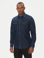 Koszule męskie - G-Star Raw Koszula jeansowa Dakota D23616-D252 Granatowy Slim Fit - miniaturka - grafika 1