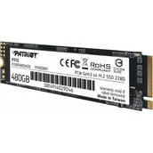 Dyski SSD - Patriot Dysk SSD P310 480GB M.2 2280 1700/1500 PCIe NVMe Gen3 x 4 P310P480GM28 - miniaturka - grafika 1