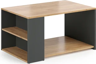 Vicco Stolik kawowy Dario, 90 x 59 cm, Antracyt/Piaskowy dąb - Ławy i stoliki kawowe - miniaturka - grafika 1