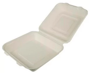 Menu Box z trzciny cukrowej BIO 228x230x80mm, 50 sztuk - Opakowania gastronomiczne - miniaturka - grafika 1