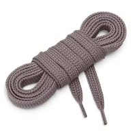 Akcesoria obuwnicze - Sznurówki sznurowadła płaskie 7 mm szary 75 cm - miniaturka - grafika 1
