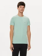 Koszulki męskie - Calvin Klein T-Shirt K10K112724 Zielony Slim Fit - miniaturka - grafika 1