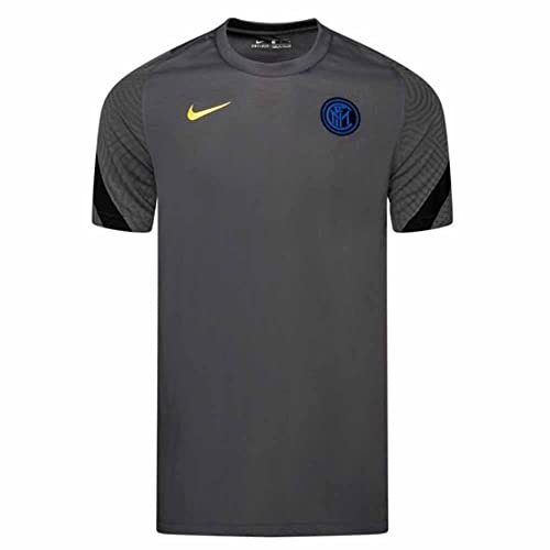 Nike Męska koszulka Inter M Nk Brt Strk Top Ss Cl T-shirt szary ciemnoszary/czarny/żółty (bez sponsor-3rd) M