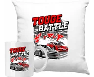 Gadżety dla niej i dla niego - ZESTAW PODUSZKA + KUBEK JDM Auto Car Motoryzacja Pomysł Na Prezent #11 - miniaturka - grafika 1