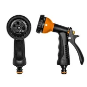 Węże ogrodowe i zraszacze - Pistolet do zraszania 7-funkcyjny metalowy PROFI BLACK LINE - miniaturka - grafika 1