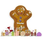 Zestawy kosmetyków damskich - Makeup Revolution London Shrek Gingy 12 Days Advent Calendar Zestaw cienie do powiek 2 sztuki + rozświetlacz 1 sztuka + błyszczyk do ust 2 sztuki + pomadka 1 sztuka + róż do policzków 1 sztuka + żel do brwi 1 sztuka + pędzel 2 sztuki + gąbeczka do aplikacji make-upu 1 sztuka + lusterko 1 sztuka + gu - miniaturka - grafika 1
