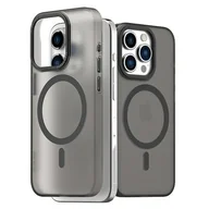 Etui i futerały do telefonów - Etui ARAREE Aero Frame do Apple iPhone 15 Pro Przezroczysto-czarny - miniaturka - grafika 1